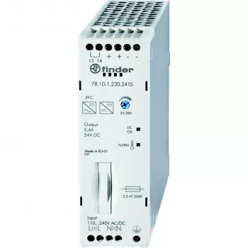 Finder 78.1D.1.230.2415 napájací zdroj na DIN lištu 24 V/DC 5,4 A 130 W