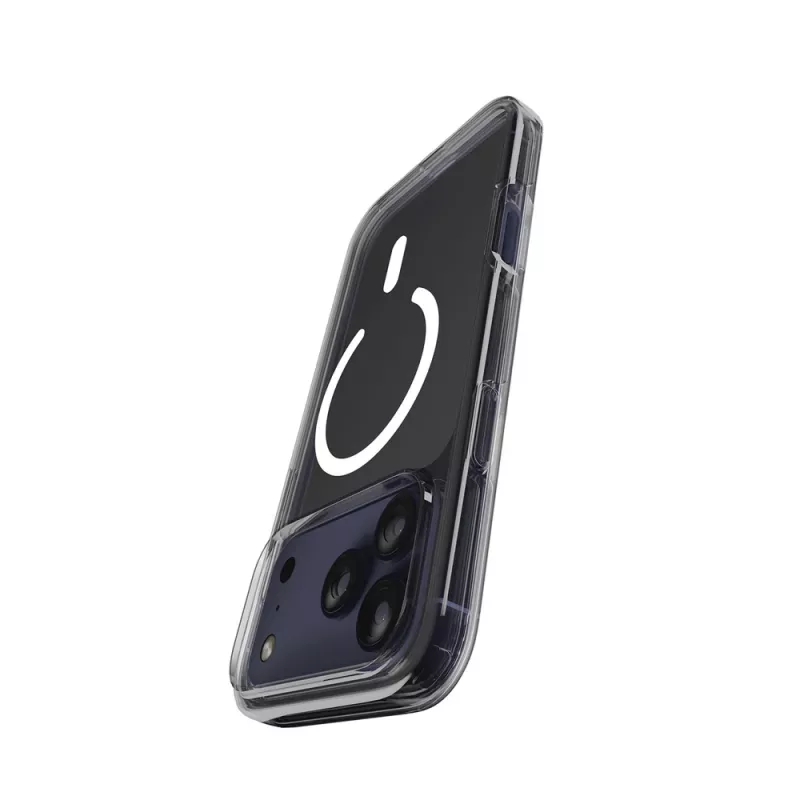 PURO Impact Clear D3O Bio puzdro pre Apple iPhone 17 Pro, kompatibilné s MagSafe, transparentné (PUIPC17P63IMPCLD3OTR)