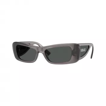 Versace dámske VE4481-550287 slnečné okuliare Cat-Eye, transparentný sivý rám, tmavosivé sklá, 54 mm