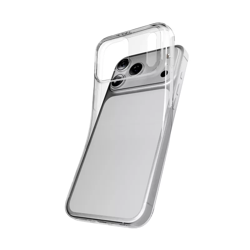 PURO puzdro Apple iPhone 17 Pro Max transparentné TPU Ultra-Slim 0,3 Nude