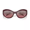 Versace VE4485-54877E dámske slnečné okuliare Cat-Eye, rám Havana, tmavohnedé gradientové sklá, 59 mm