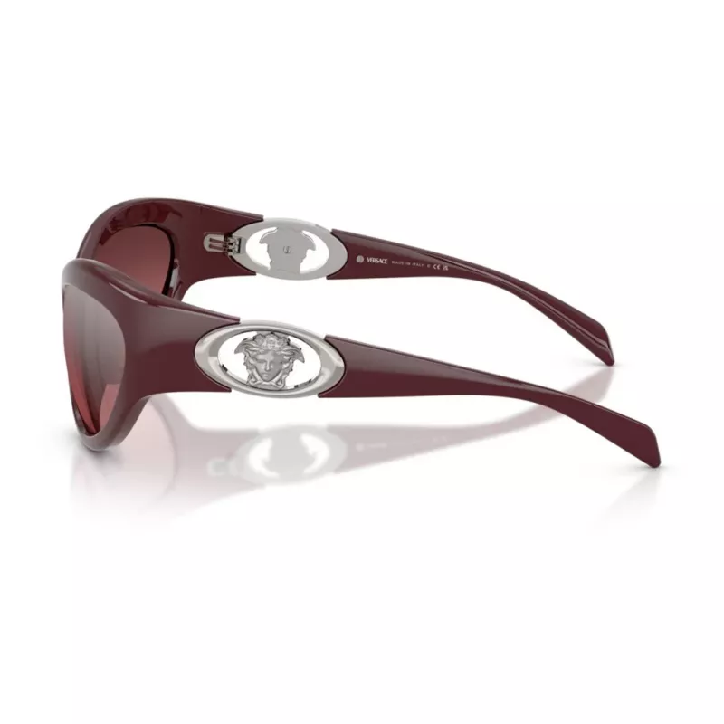 Versace VE4485-54877E dámske slnečné okuliare Cat-Eye, rám Havana, tmavohnedé gradientové sklá, 59 mm