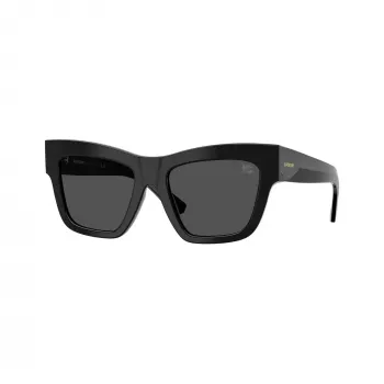 Burberry BE4449F300187 dámske slnečné okuliare Cat-Eye, čierny rám, sivé sklá, 53/19/140 mm