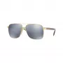 Versace VE2174-1002Z3 pánske pilotné slnečné okuliare, čierny rám, sivé zrkadlové šošovky, 59/13/145 mm