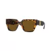 Versace VE4409-511983 dámske slnečné okuliare cat-eye, rám Havana, tmavosivé gradientové šošovky, 54mm