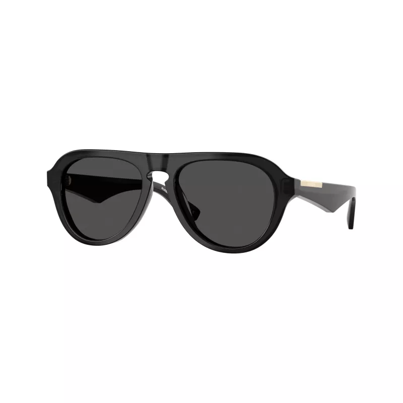 Burberry Pánske BE4437U hranaté slnečné okuliare, Havana/tmavosivá, 55mm BE4437U411287