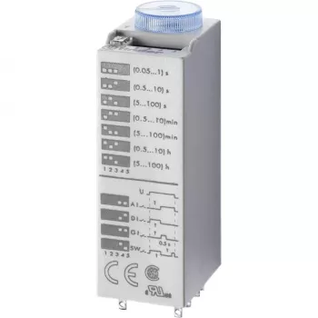 Finder 85.04.0.125.0000 Multifunkčné časové relé, 125V AC/DC, 0,05s-360000s, 4 prepínacie kontakty