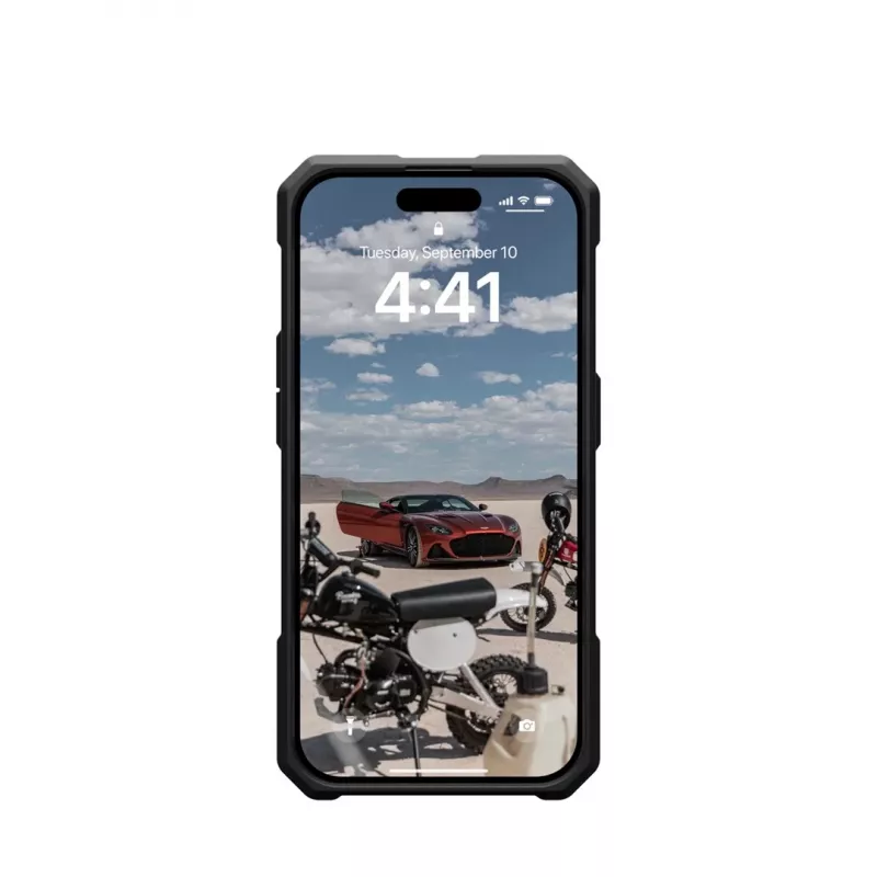 UAG Urban Armor Gear Monarch Pro Puzdro pre iPhone 15 Pro – Čierna