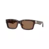 Burberry BE4443-300273 Dámske Cat-Eye slnečné okuliare, Havana rám, Hnedé gradientové šošovky, 55mm