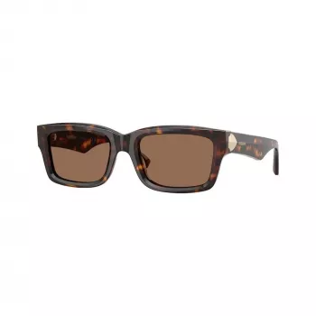 Burberry BE4443-300273 Dámske Cat-Eye slnečné okuliare, Havana rám, Hnedé gradientové šošovky, 55mm