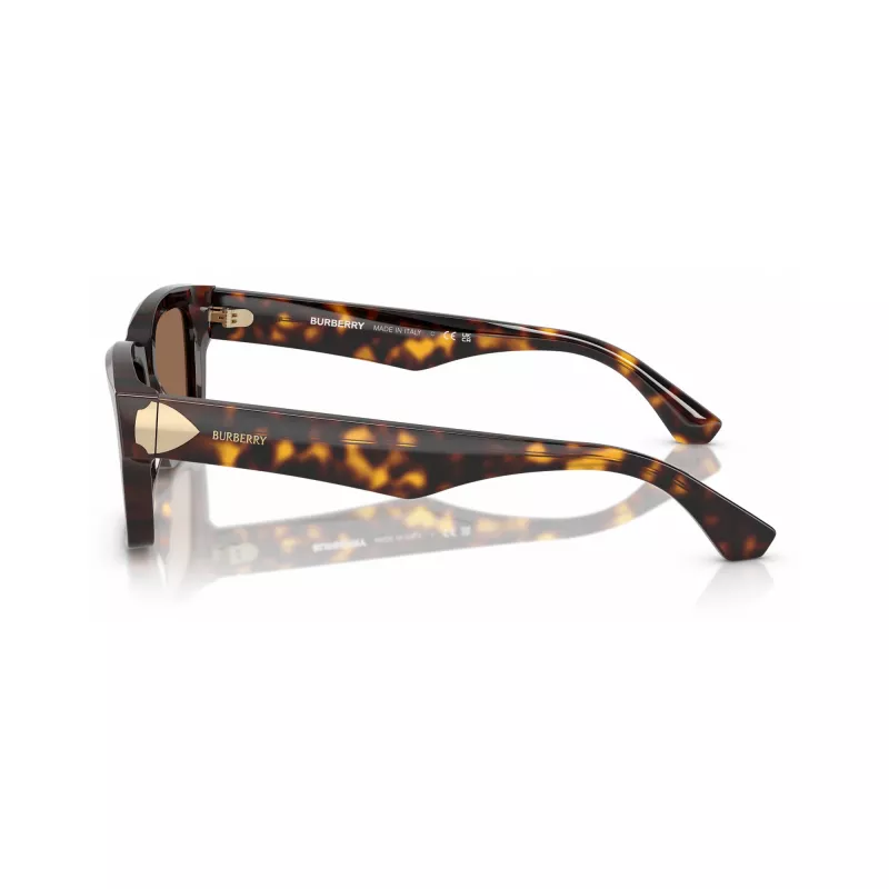 Burberry BE4443-300273 Dámske Cat-Eye slnečné okuliare, Havana rám, Hnedé gradientové šošovky, 55mm