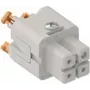 ILME CKSHF03 Zásuvkový vklad 3P+PE Strieborná SQUICH 10A 400V