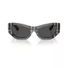 Burberry BE4450U414787 Dámske slnečné okuliare Dark Havana/Dark Grey 54/19/140 mm