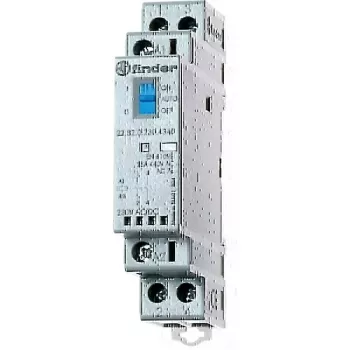 Finder inštalačný stýkač 24V AC/DC, 1NO+1NC, LED 22.32.0.024.4540