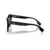 Burberry BE439130018G5 dámske slnečné okuliare, hranaté, acetát, čierny rám, sivé gradientné šošovky, 54mm