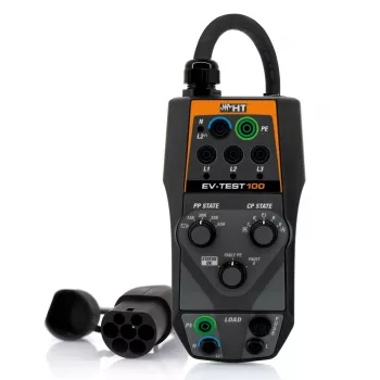 HT Instruments EV-TEST100 testovací adaptér pre EV nabíjaciu stanicu Type 2 Mode 3 1010960