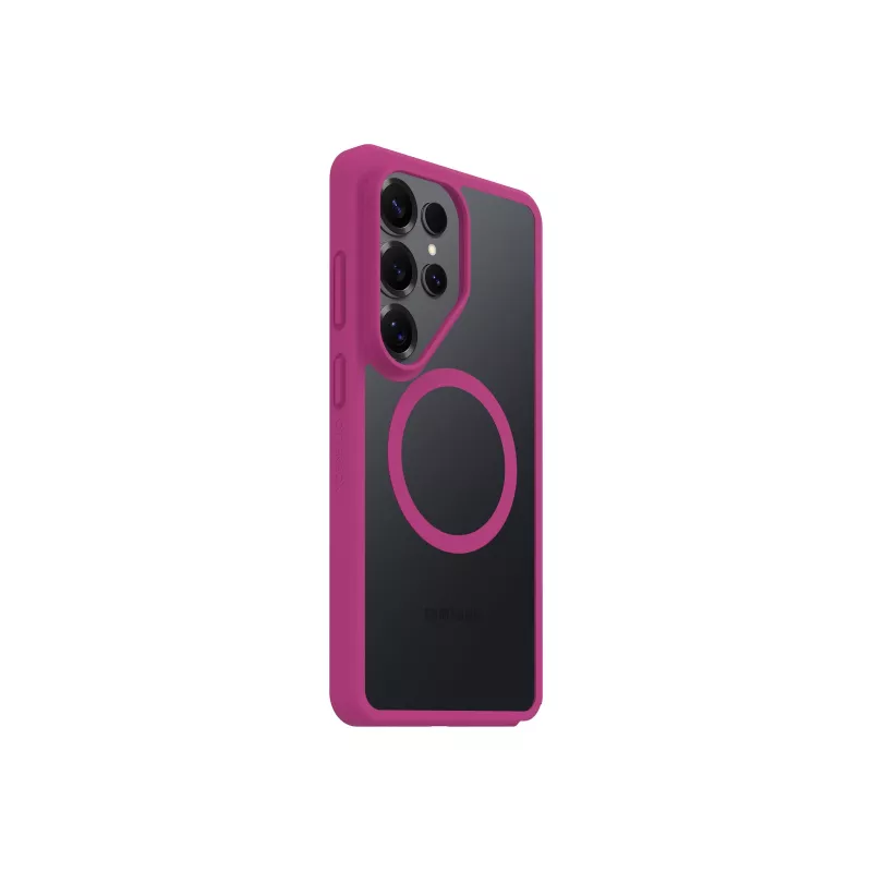 OtterBox React Series puzdro pre Samsung Galaxy S26 Ultra – transparentné/ružové s MagSafe 77-99946
