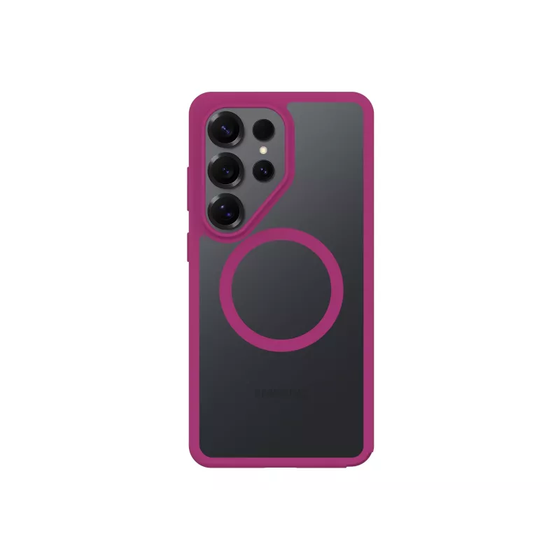 OtterBox React Series puzdro pre Samsung Galaxy S26 Ultra – transparentné/ružové s MagSafe 77-99946