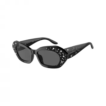 Giorgio Armani dámske AR8213BU5001B obdĺžnikové čierne slnečné okuliare