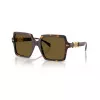 Versace VE4441-108-73 dámske slnečné okuliare - Havana rám, hnedé sklá, 55 mm