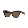 Burberry BE4420U300273 dámske slnečné okuliare, štvorcové, Dark Havana rám, hnedé gradientové sklá, 55 mm