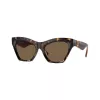 Burberry BE4420U300273 dámske slnečné okuliare, štvorcové, Dark Havana rám, hnedé gradientové sklá, 55 mm