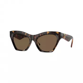 Burberry BE4420U300273 dámske slnečné okuliare, štvorcové, Dark Havana rám, hnedé gradientové sklá, 55 mm