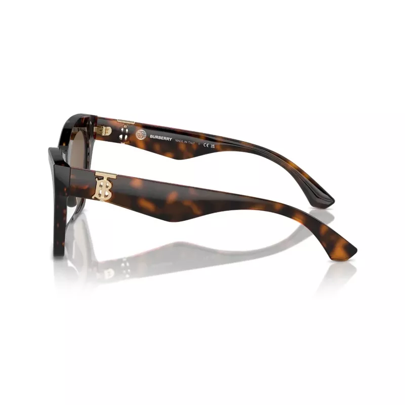 Burberry BE4420U300273 dámske slnečné okuliare, štvorcové, Dark Havana rám, hnedé gradientové sklá, 55 mm