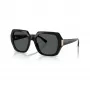 VOGUE dámske VO5612SBW4487 hranaté slnečné okuliare čierne/sivé 55 mm