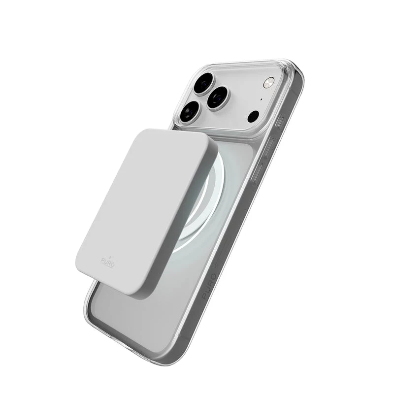 PURO Mag kryt pre Apple iPhone 17 Pro - transparentný sivý ružový PUIPC17P6303MAGTRGRS
