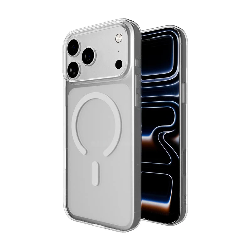 PURO Mag kryt pre Apple iPhone 17 Pro - transparentný sivý ružový PUIPC17P6303MAGTRGRS