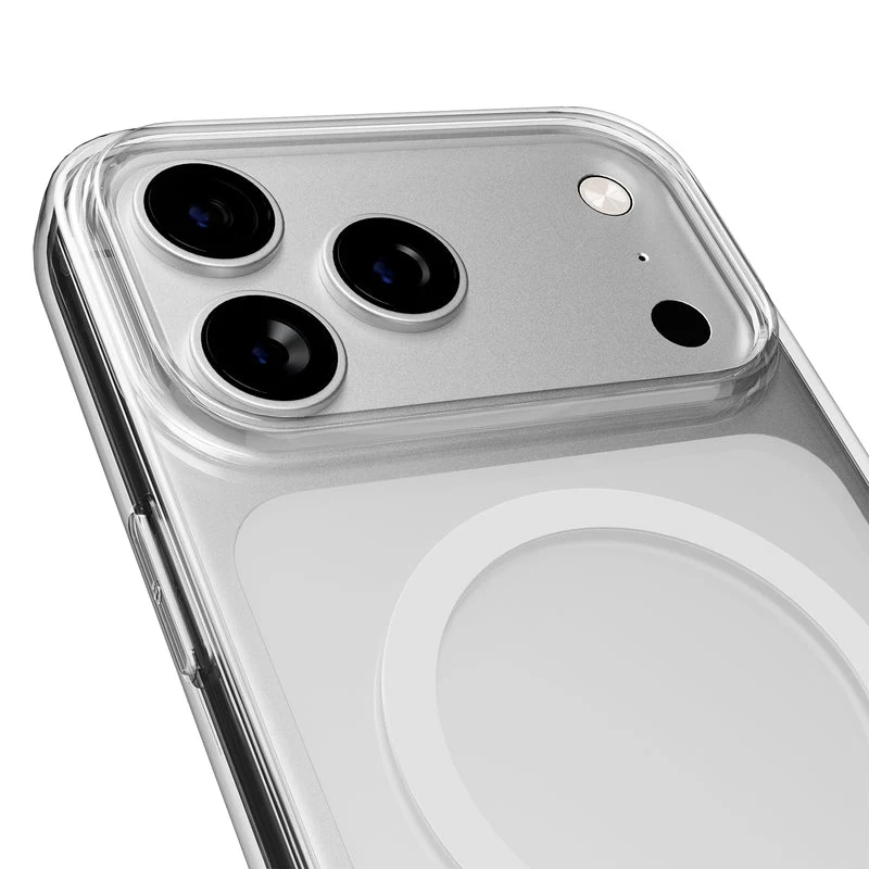 PURO Mag kryt pre Apple iPhone 17 Pro - transparentný sivý ružový PUIPC17P6303MAGTRGRS