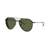 Emporio Armani pánske slnečné okuliare obdĺžnikové EA2163-300171 čierne/sivé 56 mm