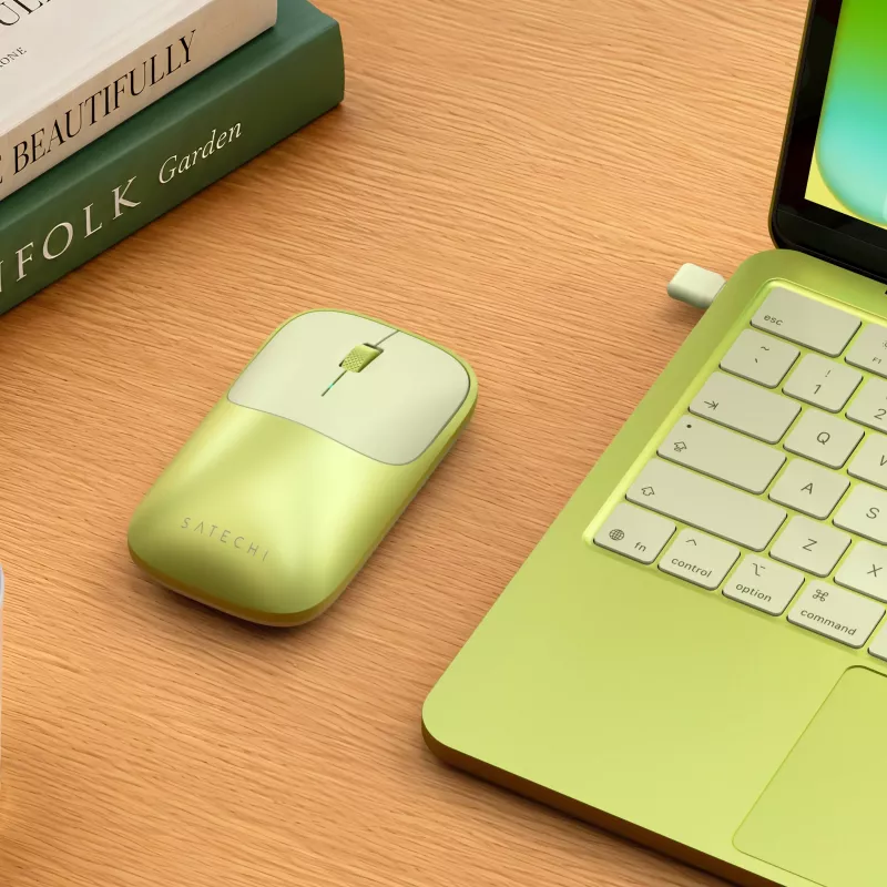 Satechi Slim EX Mouse – bezdrôtová myš pre dve zariadenia (Citrus)