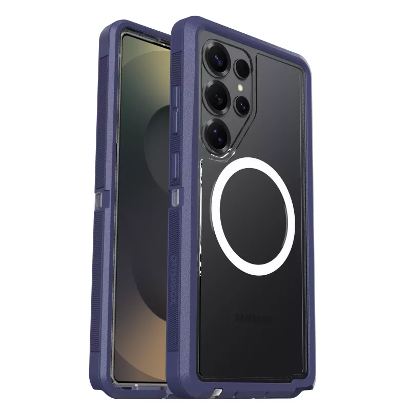 OTTERBOX Defender XT Clear MagSafe puzdro pre Samsung Galaxy S25 Ultra – fialová (Thistle Purple) 77-97585