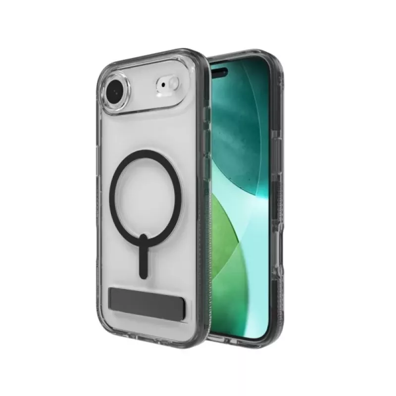 ZAGG Santa Cruz Snap KS puzdro s kickstandom pre iPhone Air MagSafe-kompatibilné (Jet Black)