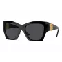 Versace VE4452 GB1/87 dámske cat-eye slnečné okuliare čierna/sivá 54mm