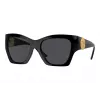 Versace VE4452 GB1/87 dámske cat-eye slnečné okuliare čierna/sivá 54mm