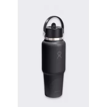 Hydro Flask 32 Oz Wide Flex Straw cestovná fľaša (946 ml) – čierna