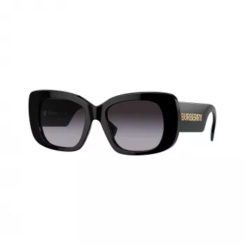 Burberry BE4410-30018G dámske slnečné okuliare – čierny rám, sivé gradientové sklá, 52mm