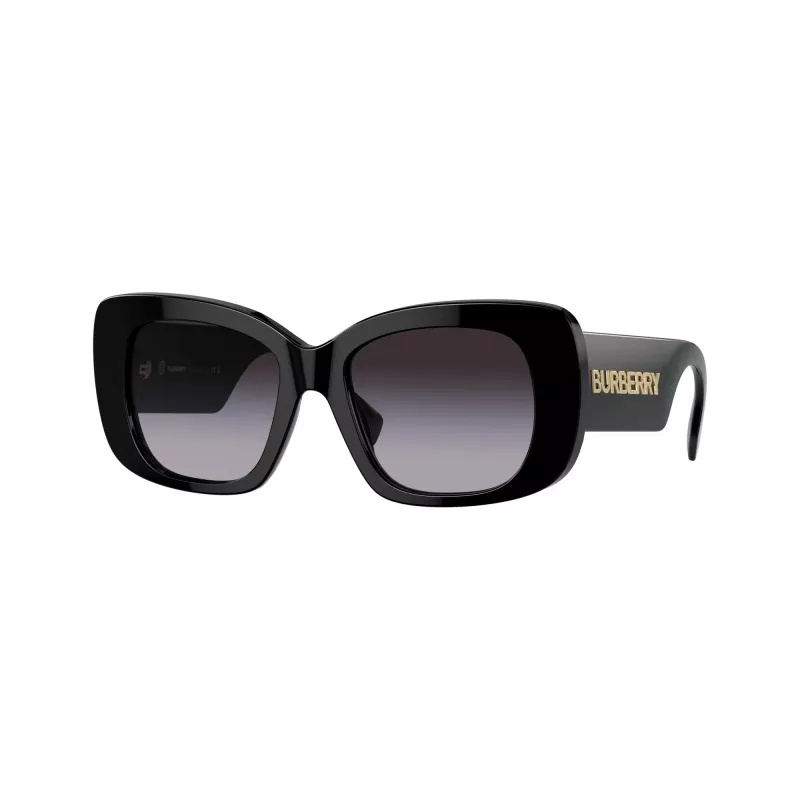 Burberry BE4410-30018G dámske slnečné okuliare – čierny rám, sivé gradientové sklá, 52mm