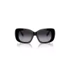 Burberry BE4410-30018G dámske slnečné okuliare – čierny rám, sivé gradientové sklá, 52mm