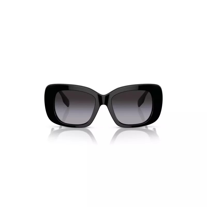 Burberry BE4410-30018G dámske slnečné okuliare – čierny rám, sivé gradientové sklá, 52mm