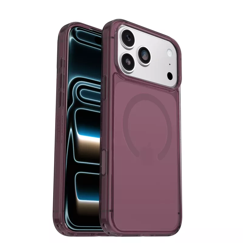 OtterBox Symmetry Clear MagSafe Camera Control puzdro pre iPhone 17 Pro Max ružová (77-98872)