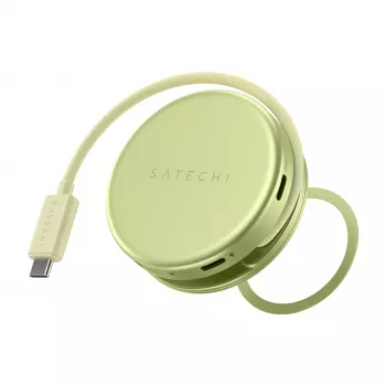 Satechi OntheGo 5-in-1 Multiport Adapter - USB-C hub s 4K HDMI, USB-C 5Gbps, USB-A 5Gbps, čítačka SD kariet, 60W PD Pass-through (Citrus)