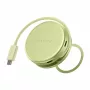 Satechi OntheGo 5-in-1 Multiport Adapter - USB-C hub s 4K HDMI, USB-C 5Gbps, USB-A 5Gbps, čítačka SD kariet, 60W PD Pass-through (Citrus)