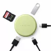 Satechi OntheGo 5-in-1 Multiport Adapter - USB-C hub s 4K HDMI, USB-C 5Gbps, USB-A 5Gbps, čítačka SD kariet, 60W PD Pass-through (Citrus)