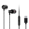AIWA ESTM-50USB-C/BK in-ear stereo headset s mikrofónom, USB-C, čierny