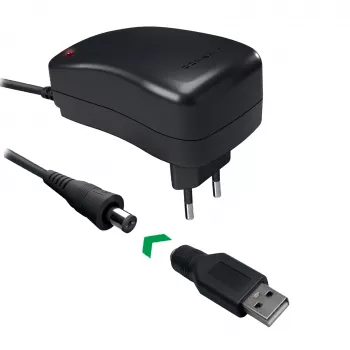 Vivanco univerzálny AC/DC napájací zdroj 27W so 7 DC konektormi a USB portom VVITADAPT27WUN