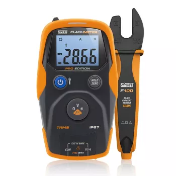 HT Instruments Flashmeter Pro TRMS digitálny multimeter s luxmetrom a meraním trvania blesku 1010601